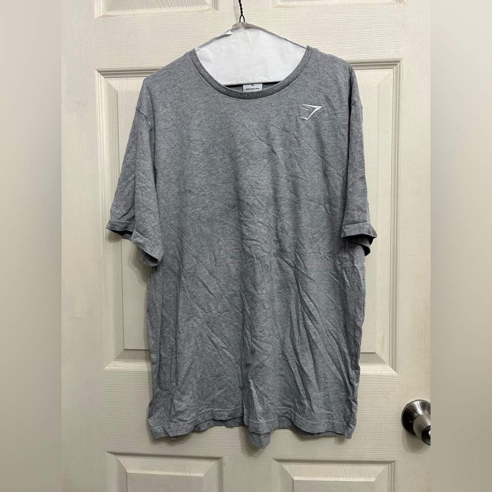 Gymshark Heather Gray Short Sleeve Tee Men’s size XLARGE